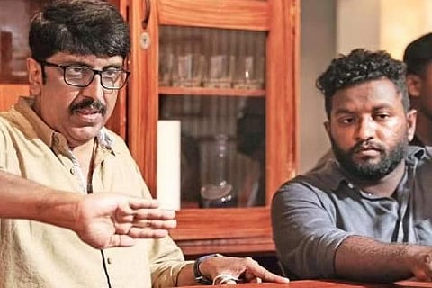Unnikrishnan B with cinematographer Faiz Siddik