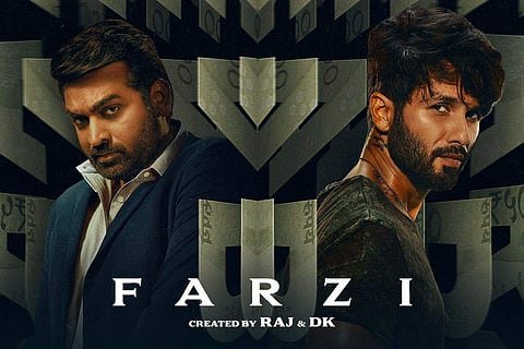 A poster from 'Farzi'