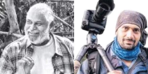 Photographers at the exhibition