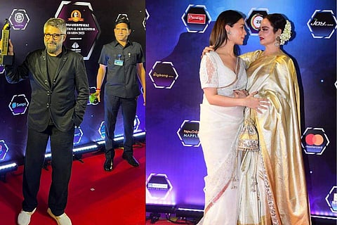 Rekha was honoured with Outstanding Contribution In The Film Industry