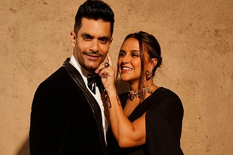 Angad Bedi and Neha Dhupia