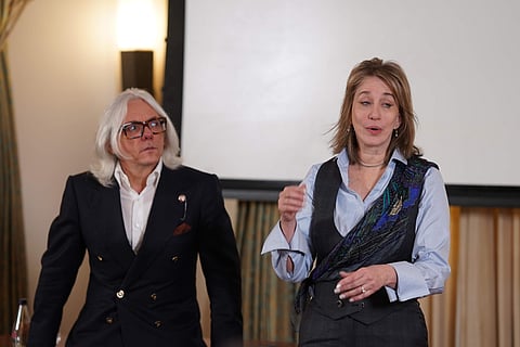 Hugo Jacomet and Sonya Glyn