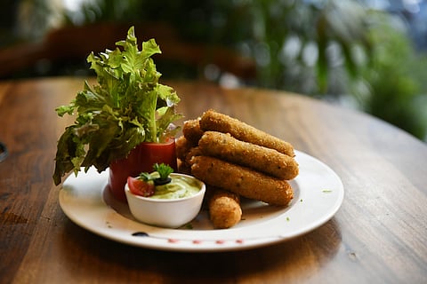 Zucchini Cheese Fingers