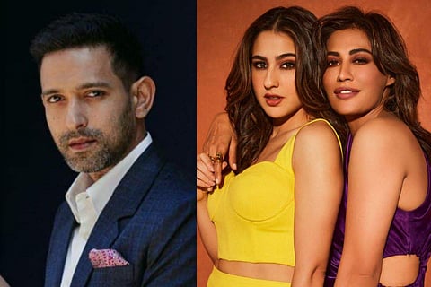 Vikrant (L), Sara and Chitangda