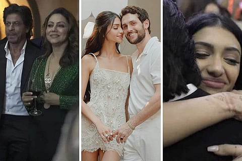 Shah Rukh Khan hugs Alanna Panday