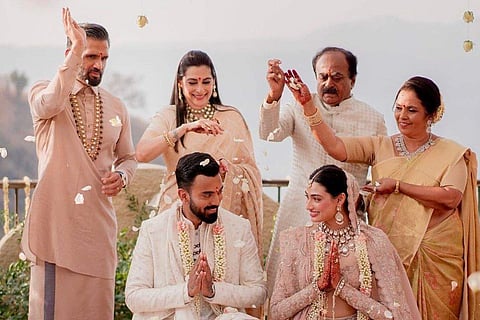 Athiya and Rahul’s marriage took place at Suniel’s Lonavala farmhouse