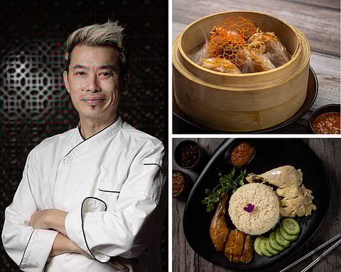 Chef Kuan Lai and his dishes