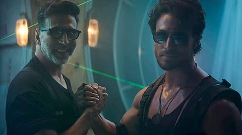 Akshay Kumar and Tiger Shroff in 'Bade Miyan Chote Miyan'