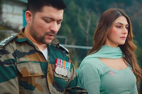 A still from the video