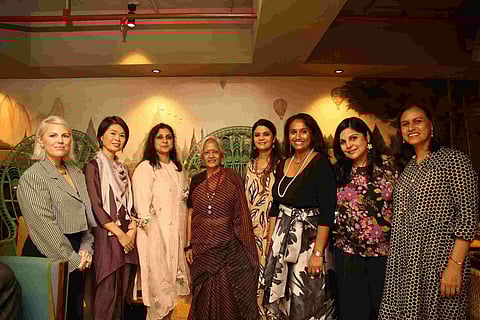 Bridget Vaswani, Nikita Kejriwal, Kavita Poddar, Shirsha Guha, Shannon Jhunjhunwala, Rishika Samtani