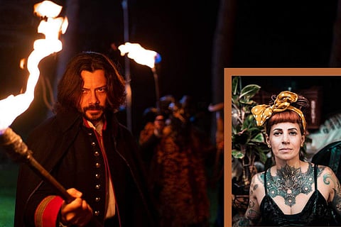 A still from The Nightmare; inset Sapna Bhavnani