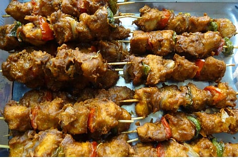 One of the many dishes on offer