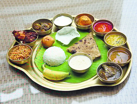 Rayalavari Bhojanam thali