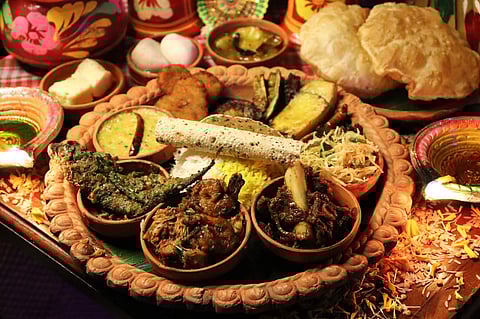 Canteen's non-veg thali