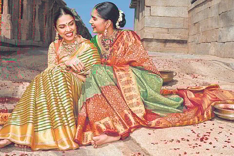 Saris from the collection