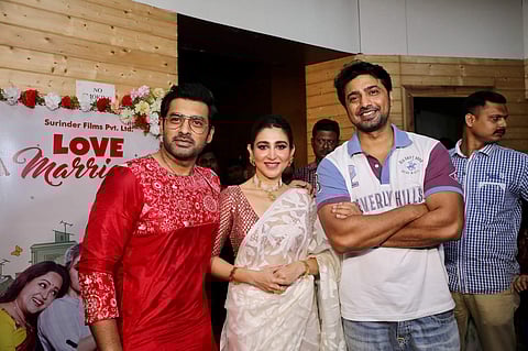 (L-R) Ankush, Oindrila & Dev