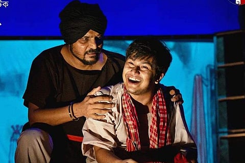 A still from the play