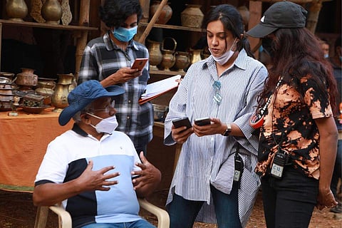 Eka Lakhani on the sets of PS-2