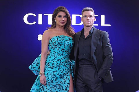 Richard Madden with Priyanka Chopra