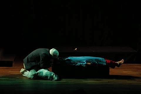 A scene from the play