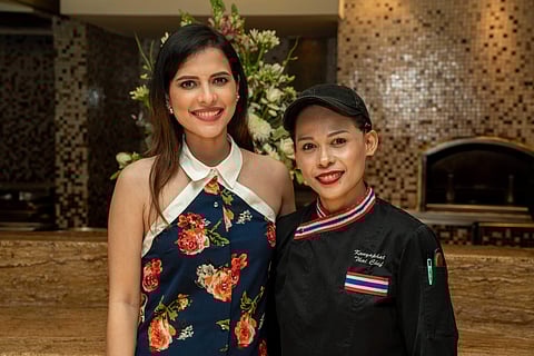 Paloma & chef Kanya at Taj Coromandel