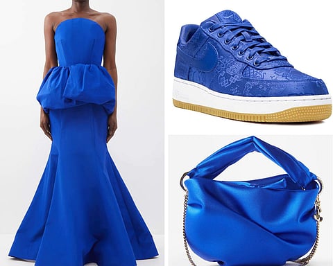 Outfits in cobalt blue