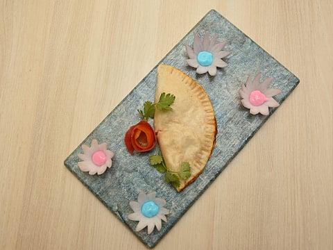 Quesadilla served at Flechazo