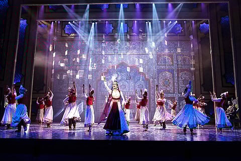 A still from the production