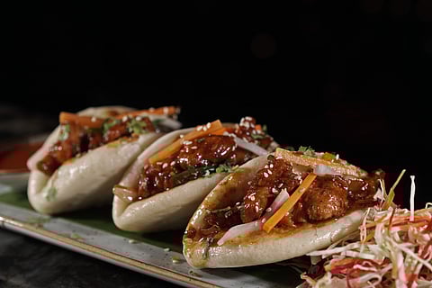 Chilli Chicken Bao at Space Bar and Kitchen