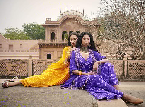 Label Pink City’s Saarang collection honours the majestic peacock and myriad gifts of nature 