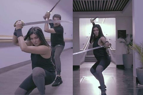 Sushmita Sen learns Indian martial arts form, Kalaripayattu, for Aarya 3 [VIDEO] 