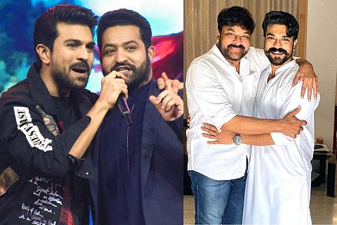 Chiranjeevi along with his wife Surekha were among the first to reach the hospital and congratulate the couple