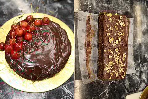 Quinoa Chocolate Cake and Chocolate Ganache Cornflake Bars