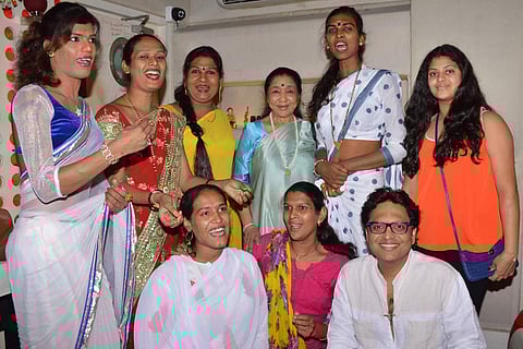 6 Pack band with veteran singer Asha Bhosle.