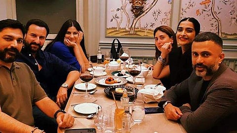 Kareena, Rhea and Sonam Kapoor dines together in London