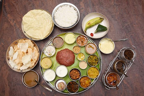 The Eternal Bhojanam at Nithya Amirtham | Pic Credit: Aswin Prasath