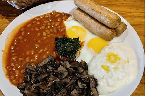 Egg-lish Desi Breakfast