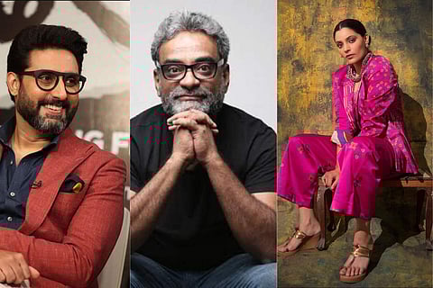 Abhishek Bachchan , R Balki and Saiyami Kher