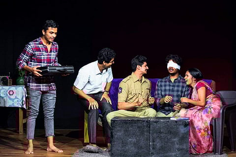 A still from the same play performed in 2021 with a different cast