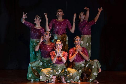 In frame: a still from the performance