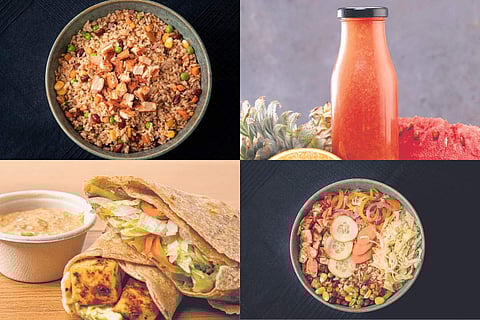 Some tasty and healthy options by FitBowl.