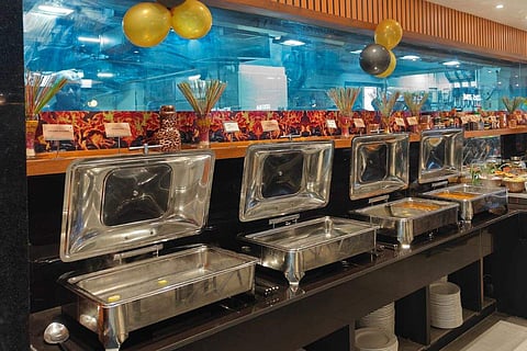 India’s first lava stone cooking buffet