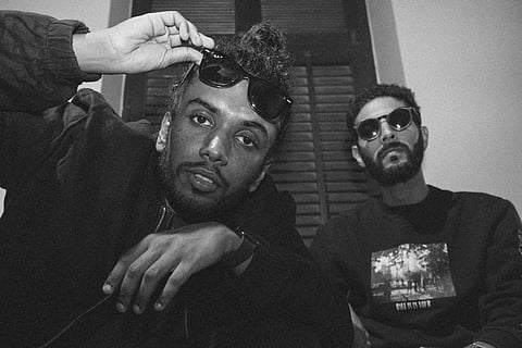 Nathan Thomas (L) Azamaan Hoyvoy (R)