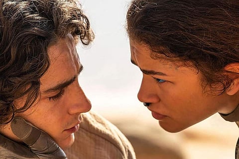 Timothee Chalamet and Zendaya in Dune 2 | Pic credi: IANS Photo