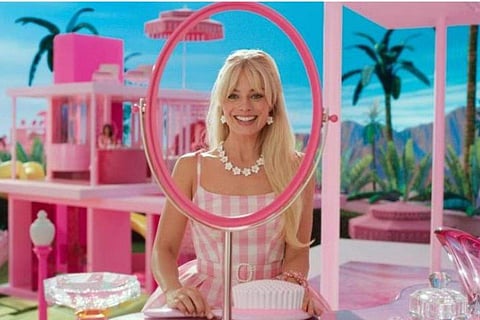 Margot Robbie in a scene from 'Barbie.' (Photo|AP)