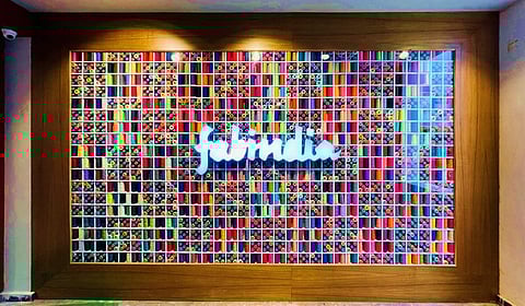 A Fabindia-Dolomite Restaurant gets decked up