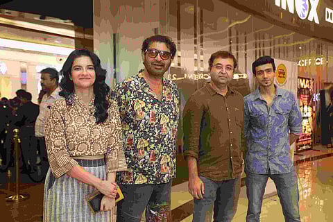 (L-R) Anuradha, Silajit, Indrasis & Anindya