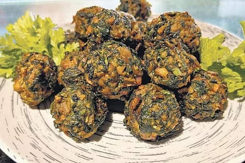 Healthy Green Garden Fritter