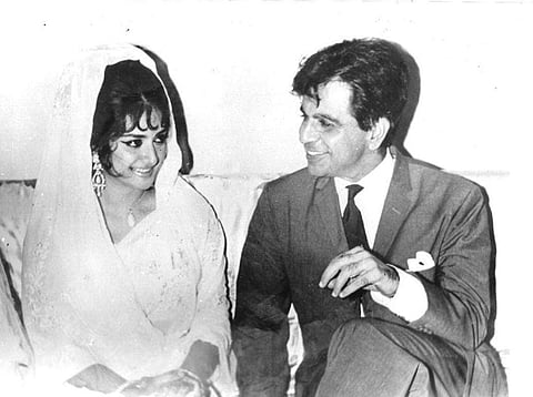 Saira Banu with Dilip Kumar