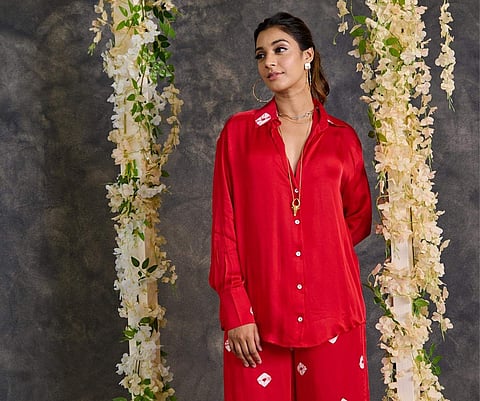 Homegrown label Gulaal uses age-old Bandhani to create smart co-ords